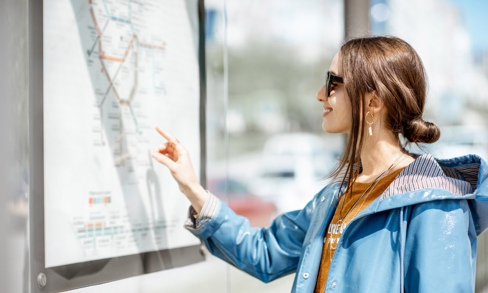Wayfinding Maps on Screens at Public Places & Large Campuses